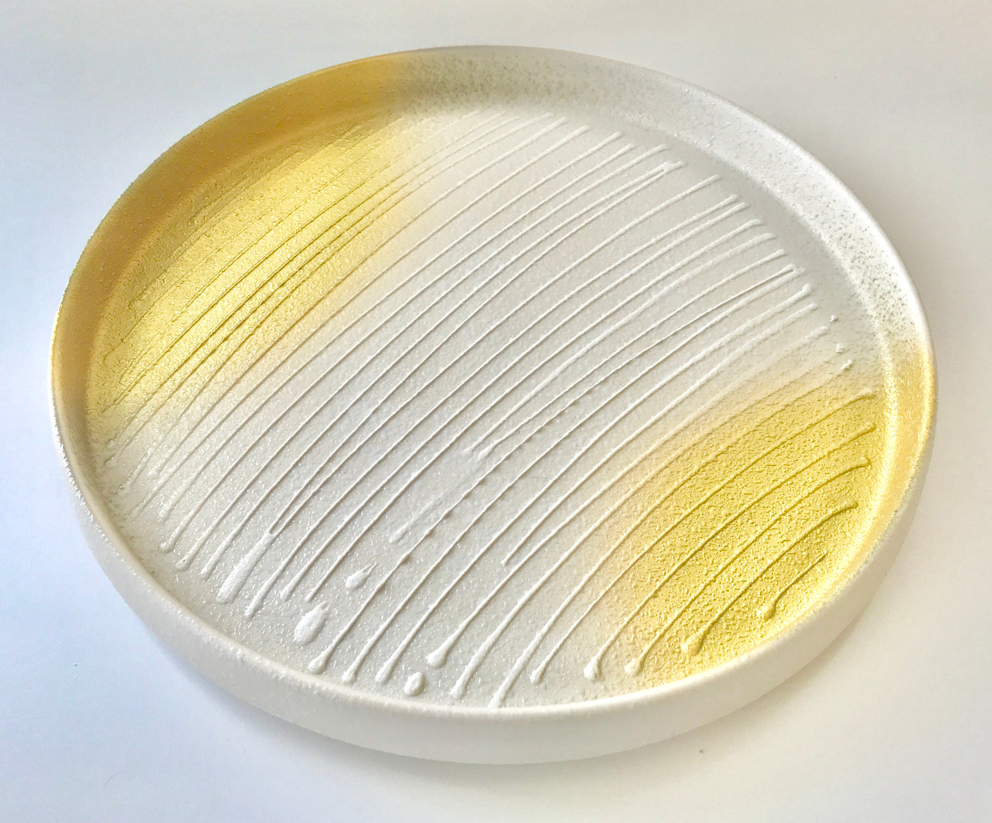 美濃焼 一珍 金彩 切立皿 (小) 食器 陶磁器 #MW-14