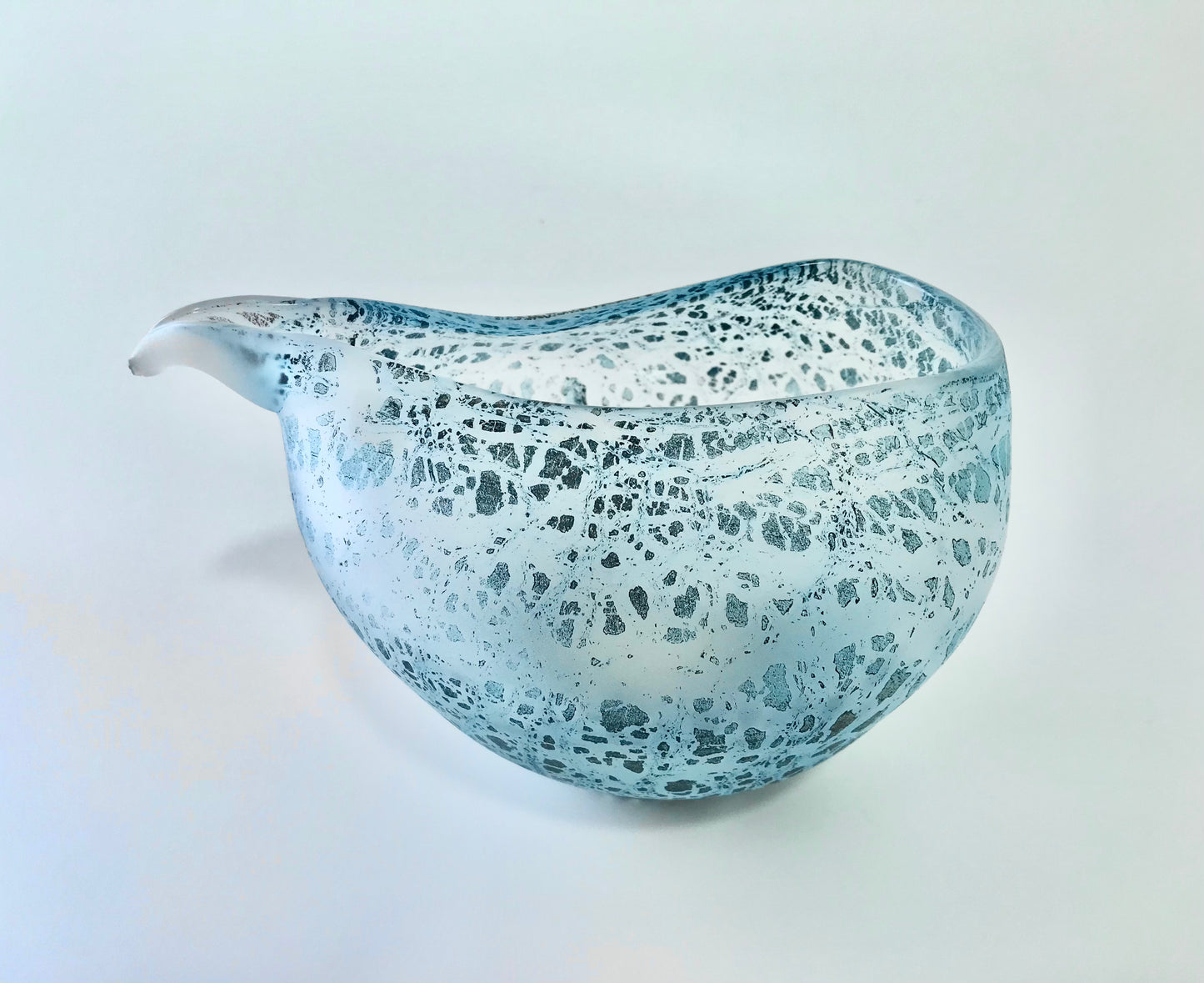 Juego de copa y decantador de lámina de cobre Kojima Glass Glass Artists #GW-5