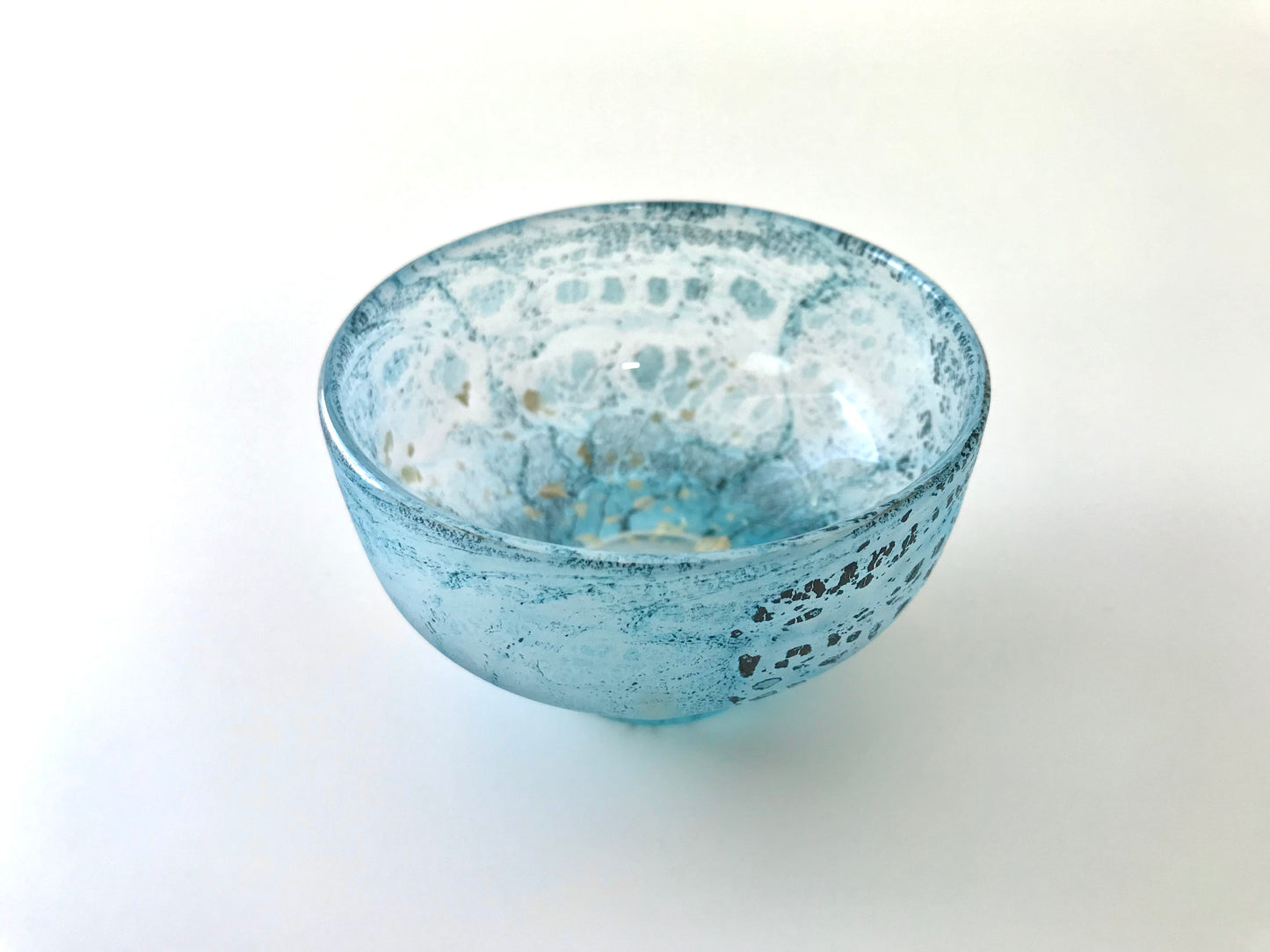 Juego de copa y decantador de lámina de cobre Kojima Glass Glass Artists #GW-5