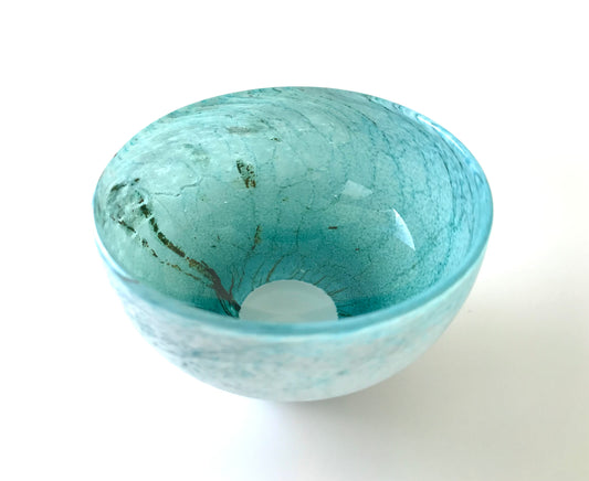 爽青 ぐい呑み　Glass Artists by Kojima Glass  #GW-1