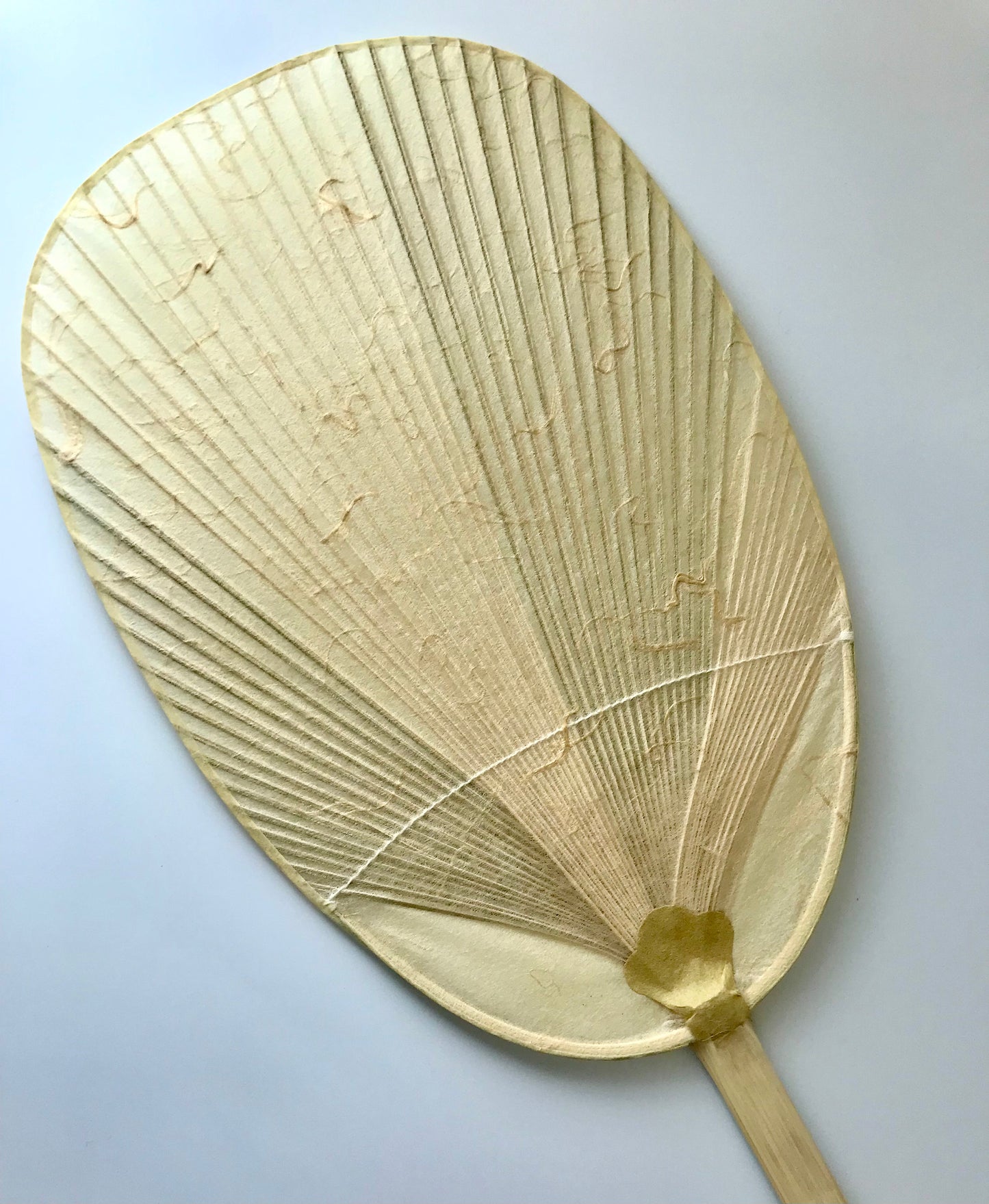 Marugame Uchiwa Traditional Craftsman Junko Mitani × Tosa Washi × MUSUHI Dragon Soaring Through Clouds (Gold) #MU-2