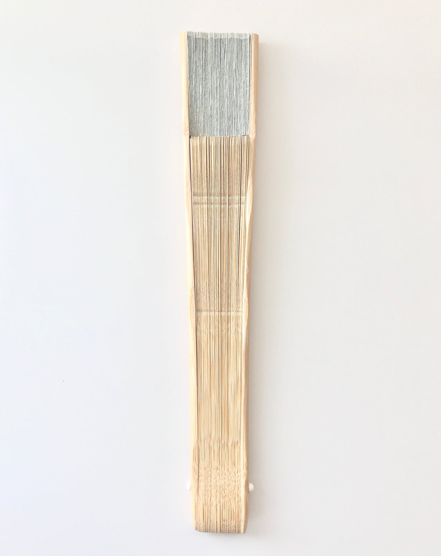 Kyo-sensu (Kyoto fan) / Tanji x Mino Washi x MUSUHI Straw Sukashi (Blue) #KS-10