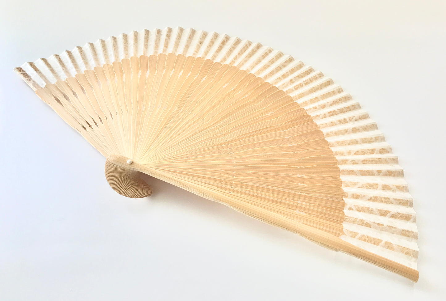 Kyō Sensu (Kyoto Folding Fan) / Tanjio x Mino Washi x MUSUHI Shippo Sukashi #KS-15