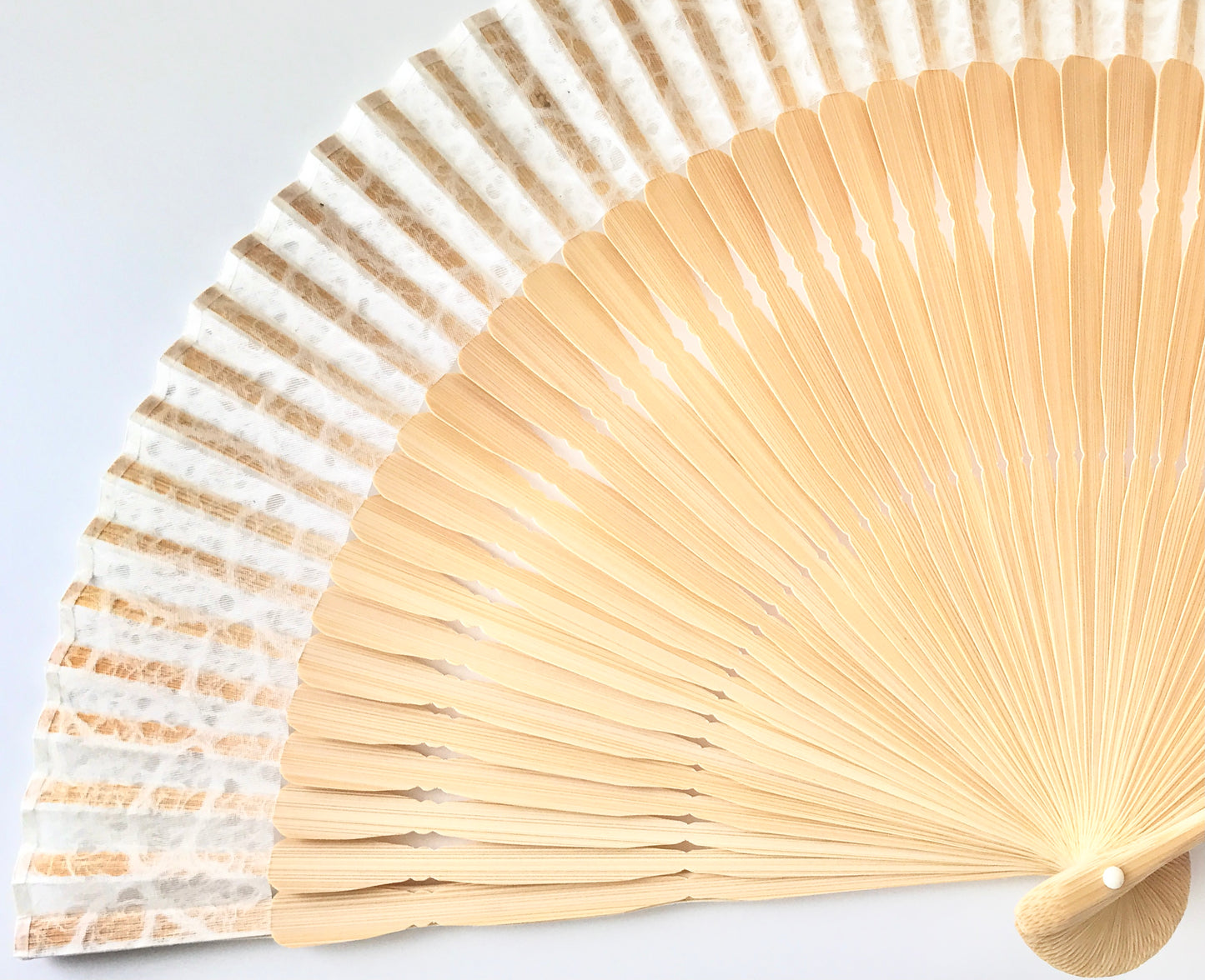 Kyō Sensu (Kyoto Folding Fan) / Tanjio x Mino Washi x MUSUHI Shippo Sukashi #KS-15
