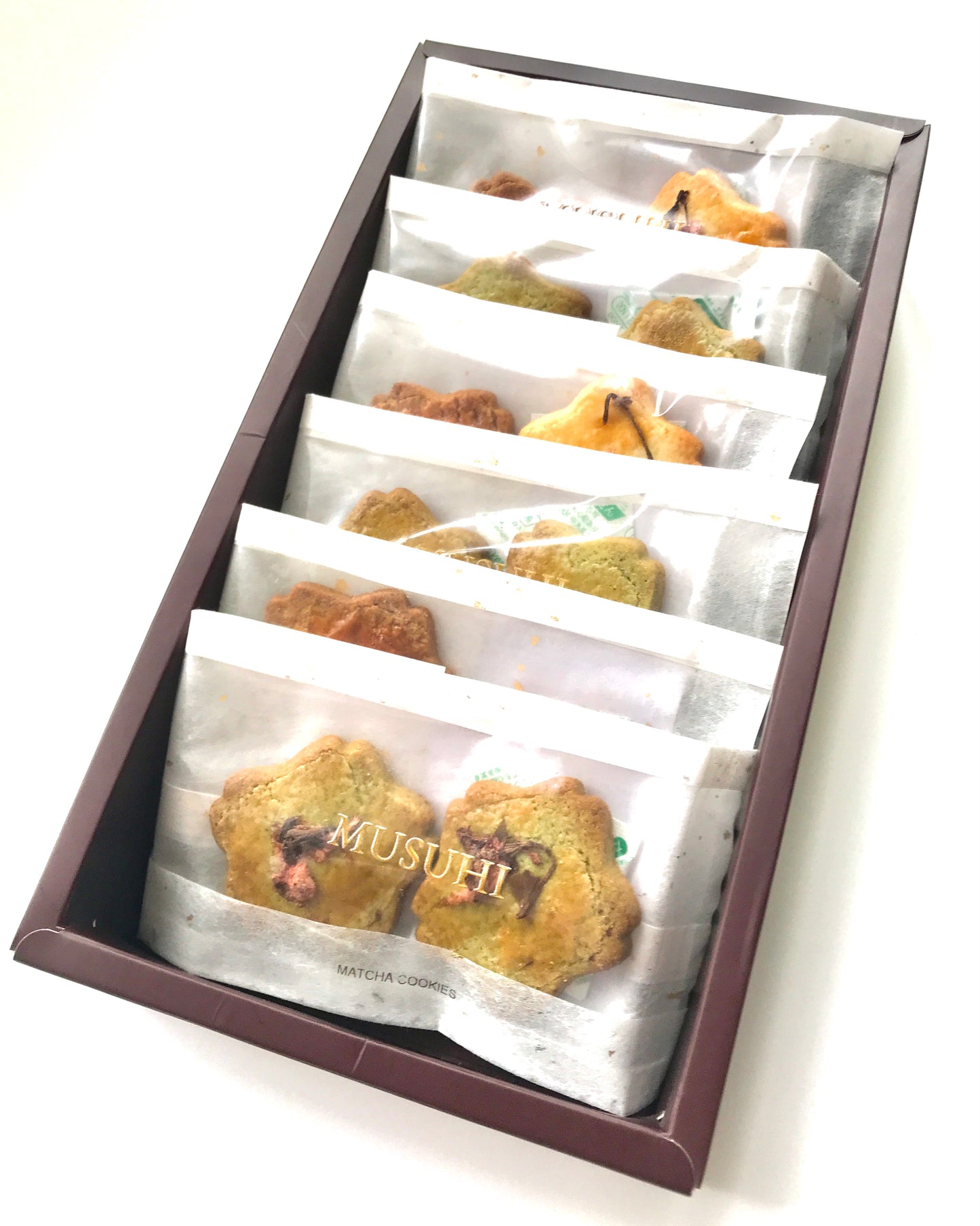 MUSUHI SWEETS 桜 ＆ SAKURA抹茶 COOKIES BOX 　(6袋入り)